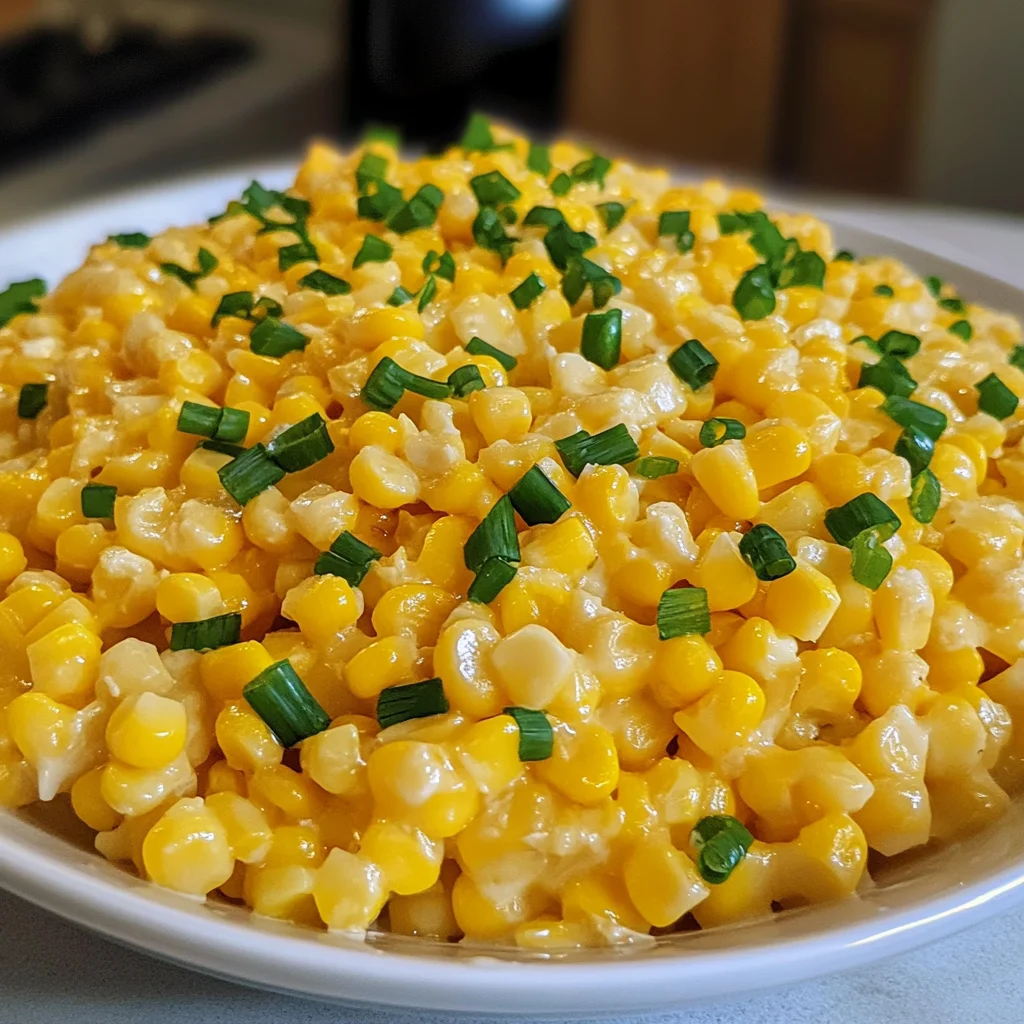 Cheesy Cream Cheese Corn Casserole